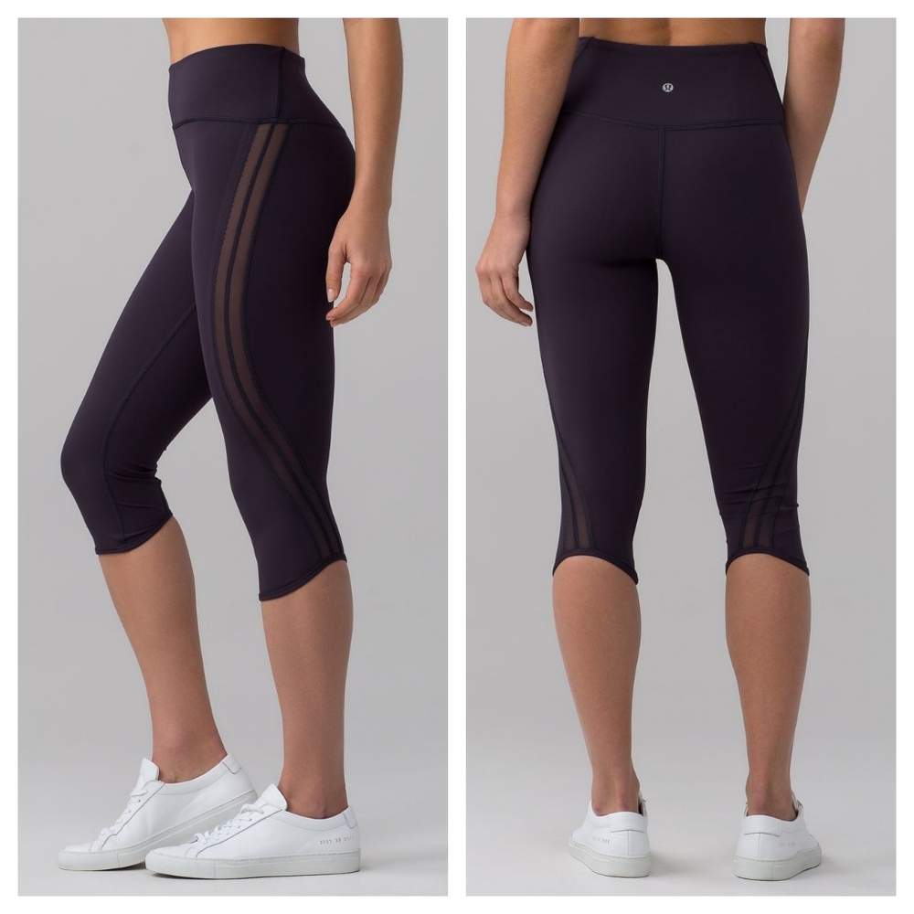 Lululemon Sun Setter Crop (17") Boysenberry Dark Purple 4